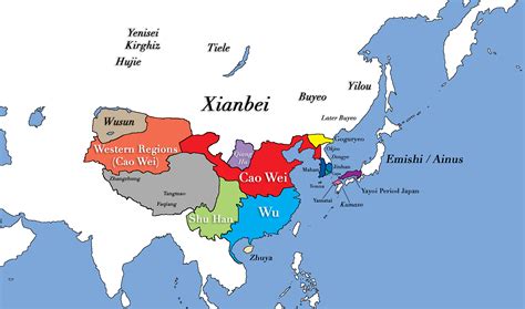 Three Kingdoms Period of China and the Rise of Xianbei in the year 229