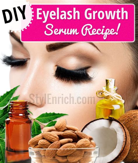 DIY Eyelash Growth Serum Recipes For Beautiful Eyelashes