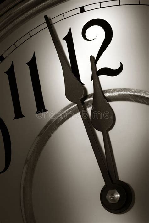 Captivating Midnight Clock in Dramatic Lighting