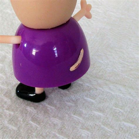 Peppa Pig Teacher MADAME GAZELLE 3" Horned Figure School House Doll Toy ...