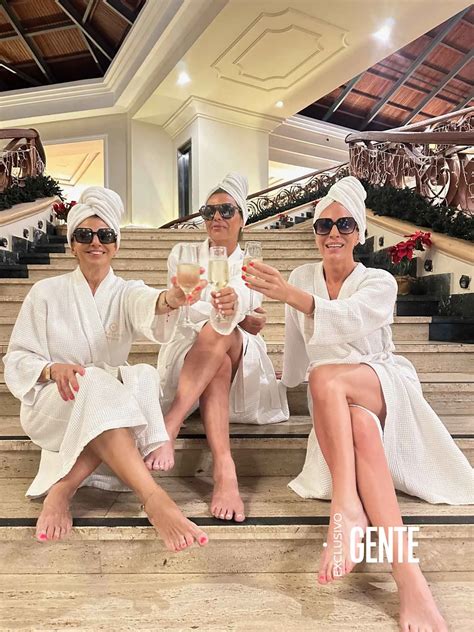 Las fotos exclusivas del paradisíaco "viaje de amigas" de Sandra Borghi