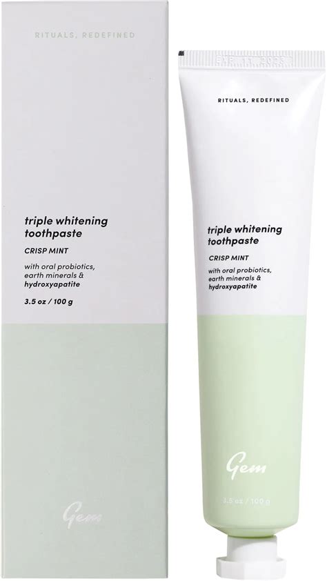 Toothpaste Triple Whitening Crisp Mint 100g - Go Organic 🍎