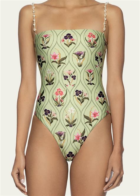 Agua by Agua Bendita Durazno Pacifico One-Piece Swimsuit - Bergdorf Goodman