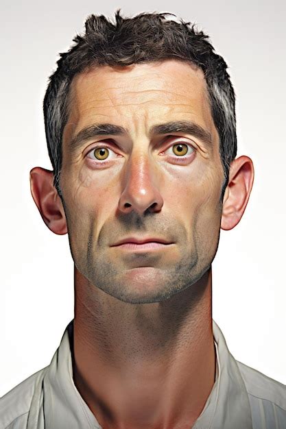 premium photo portrait   man   suspicious    face