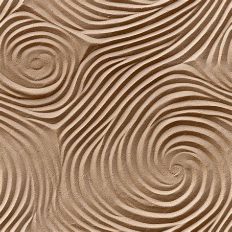 Premium AI Image | A brown and tan textured wallpaper with spirals.