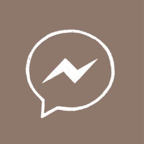 Messenger | Icones/brown background | Vintage app, Minimalist icons ...