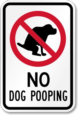 Free Dog Poop Signs | Free Sign PDFs | Free Customization