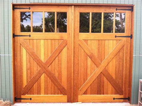 Wood Garage Swinging Doors