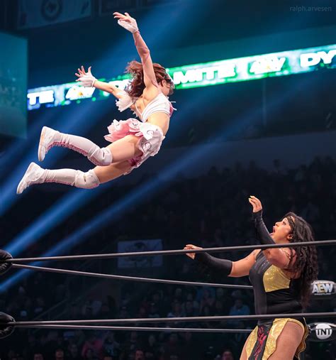 All Elite Wrestling match between Nyla Rose vs Riho at the HEB Center