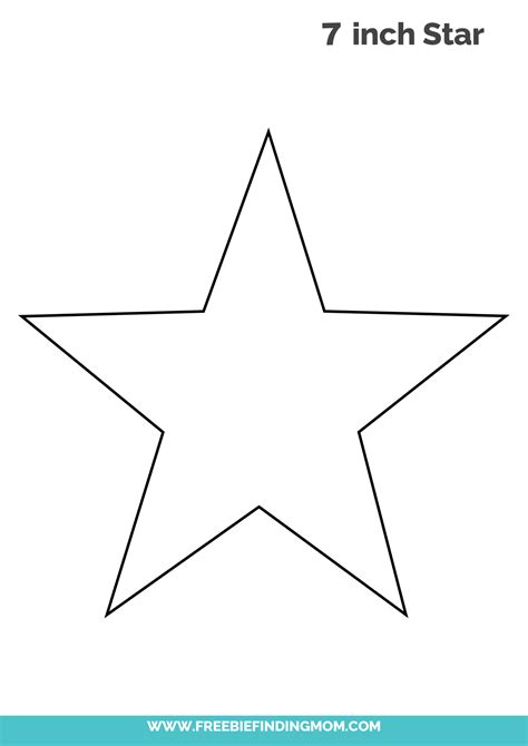 Free Star Stencils (Printable PDFs)