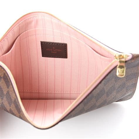 Louis Vuitton Neverfull Gm Damier Ebene Rose Ballerine Iud | semashow.com