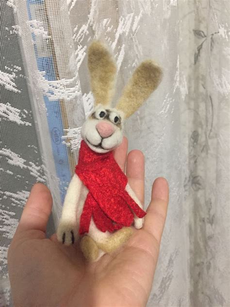 Кролик. Сухое валяние.