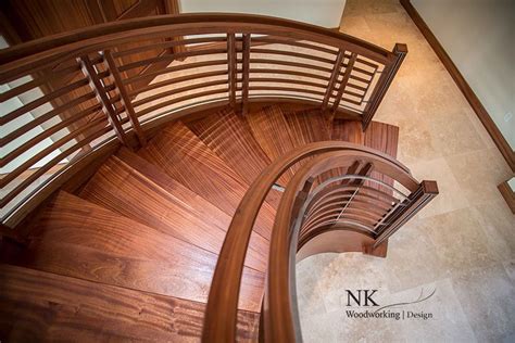 Curved Staircase | Stair Gallery | Curved staircase, Woodworking ...