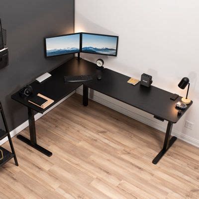 VIvo Electric 83" x 60" Stand Up Corner Desk | Wayfair in 2024 | Corner ...