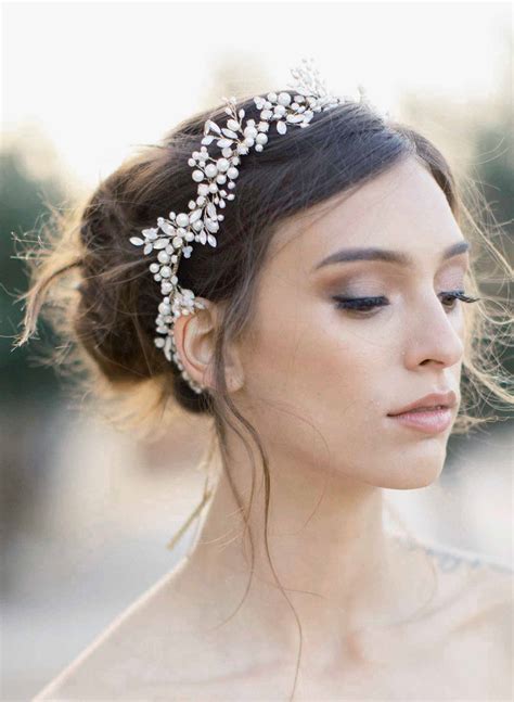 Wedding Headband Hair Down