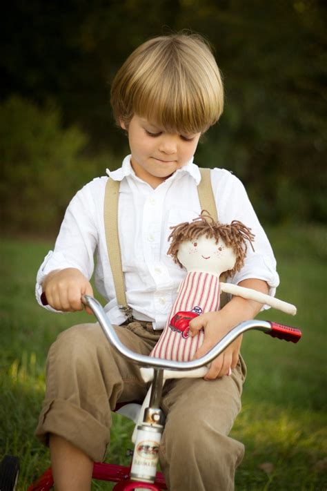 Handmade Boy Rag Doll With Freckles, Waldorf Cloth Boy Doll With Red ...