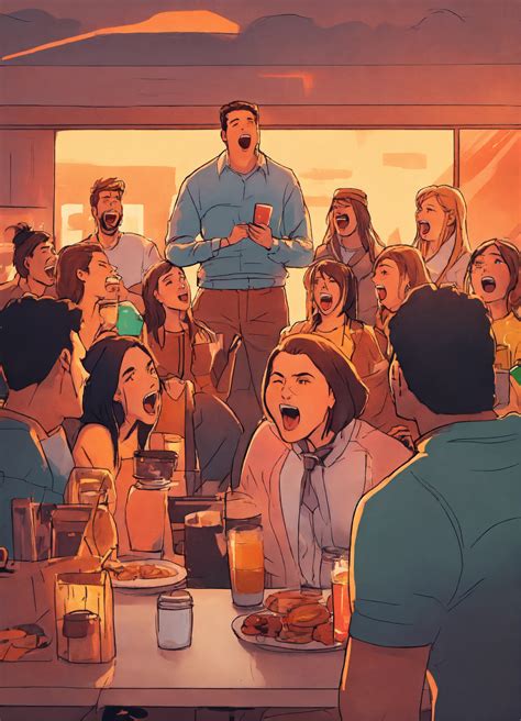 Lexica - Loud person yelling in front of friends