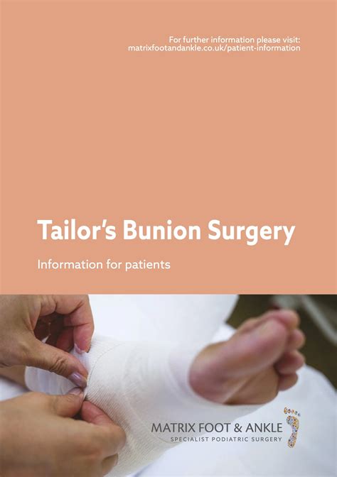 Tailor's Bunion Surgery (Osteotomy) — Matrix Foot and Ankle