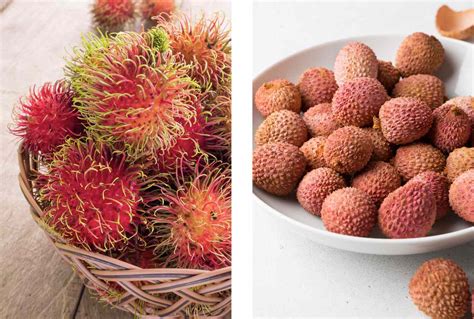 rambutan  lychee fruit experts explain  differences