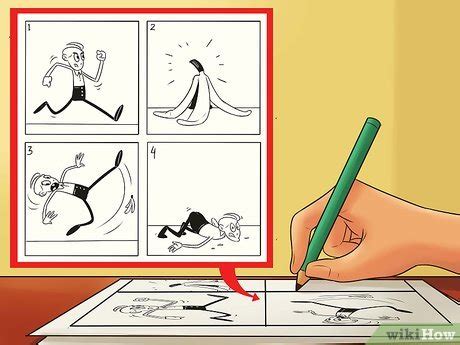 simple comic strip  steps  pictures