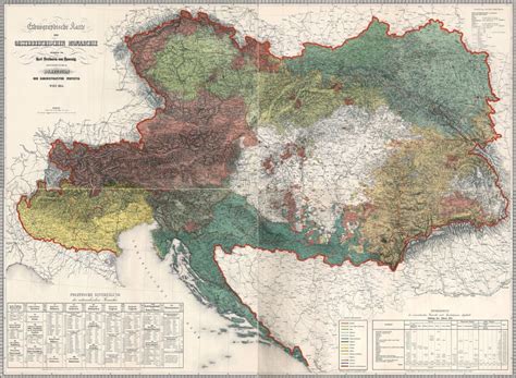 [4798x3517] Ethnic map of the Austrian Empire in 1850 : Map_Porn