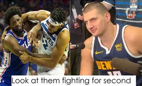 Jokic reaction to KAT vs. Embiid : r/denvernuggets