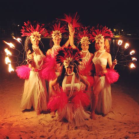 New! Hawaiian Tahitian Fire Dance Show "Travel to Polynesia" from Anna