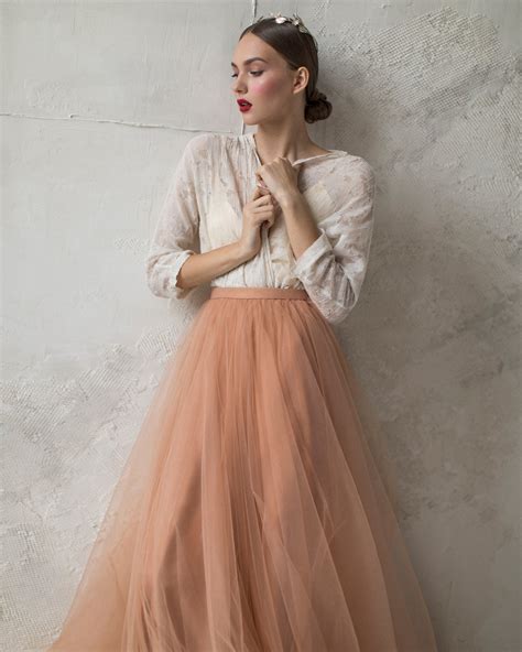 Wedding gown full skirt | Tulle wedding dress – Sumarokova Atelier