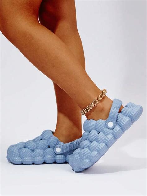 women geometric design multi  wear clogs fashionable summer eva