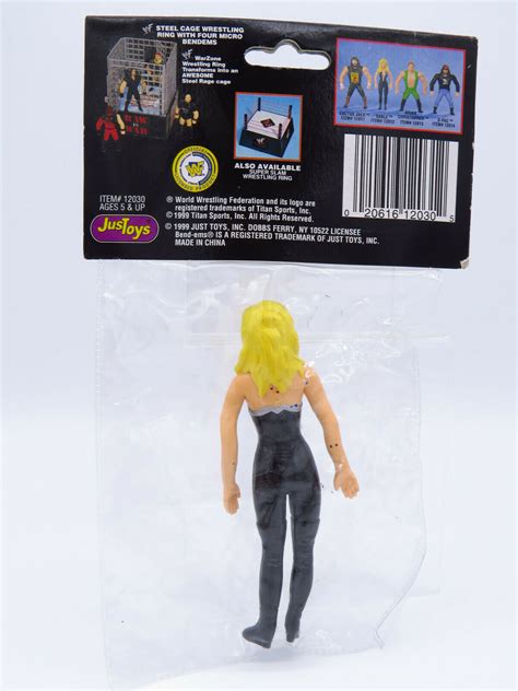 1999 WWF Just Toys Bend-Ems Champions [Bagged] Sable – Wrestling Figure