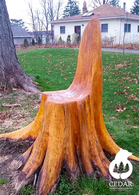 21+ Easy Tree Stump Carving Ideas - CherrellTiernan