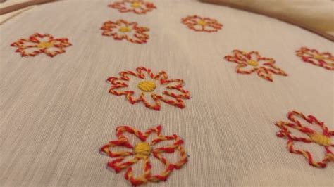 Beautiful Whipped back stitch flower motif/All over embroidery motif ...