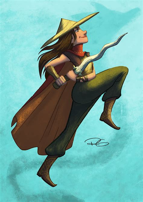 raya fan art  behance