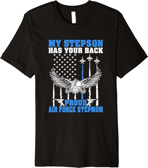 Amazon.com: My Stepson Has Your Back Proud Air Force Stepmom Military