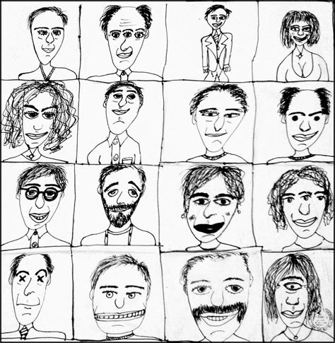 drawing faces