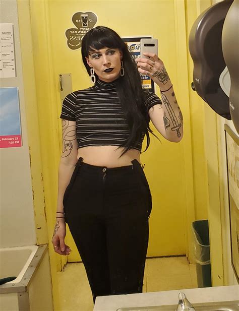 Small Titty Goth GF Seeks External Validation. Do I pass? 9mos HRT! : r