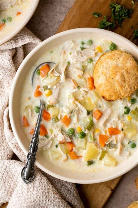 Chicken Pot Pie Soup - Ahead of Thyme