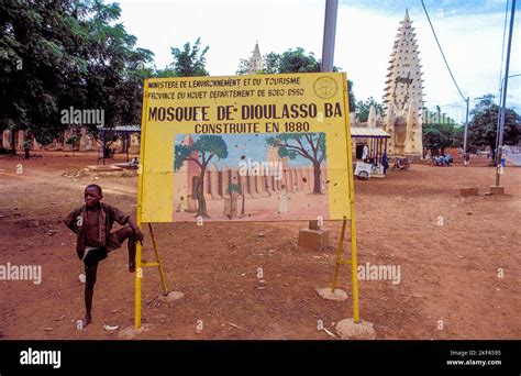 Burkina Faso, The Grand Mosque of Bobo-Dioulasso is a mosque in Bobo ...