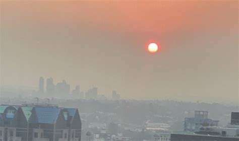 Vancouver weather: Poor air quality like smoking cigarettes - Delta ...