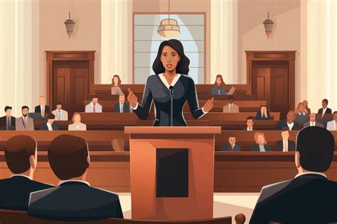 Lawyer courtroom attorney female. | Free Photo Illustration - rawpixel