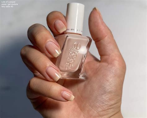 essie gel couture fairy tailor Review + Swatches