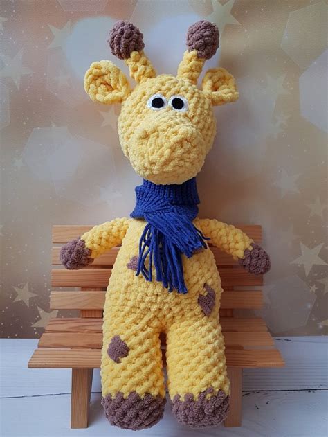 Жирафик из Alize Puffy Fine | Жирафики, Плюшевые игрушки, Творческие идеи