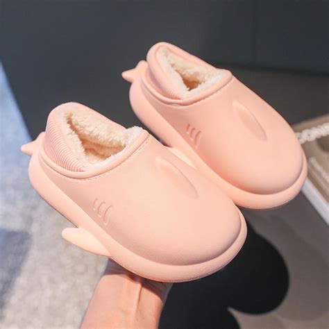 SDJMa Toddler Kids Cartoon Shark Shoes Children Eva Slippers Indoor