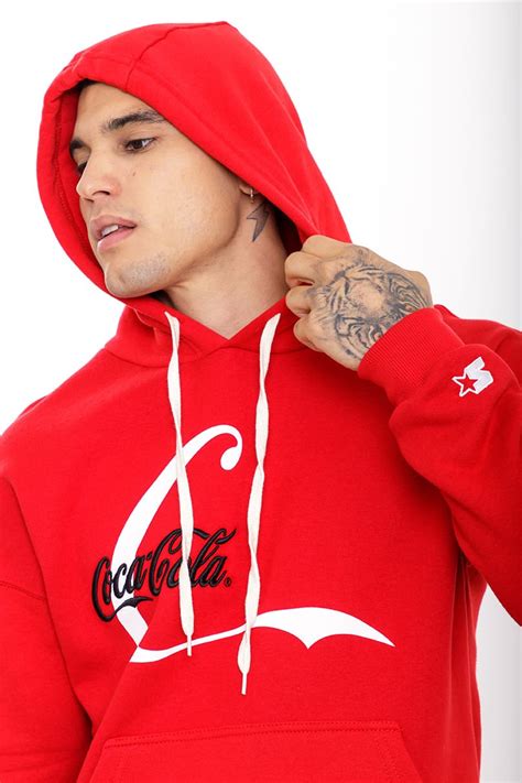 Moletom Da Coca Cola - Moletom Starter Collab Coca Cola Moment Vermelho Vermelho