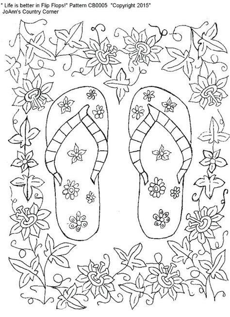 Flip Flop Coloring Pages Free Printable at GetDrawings | Free download