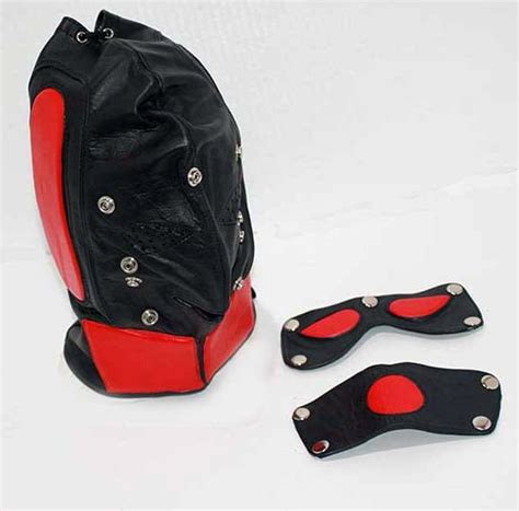 superhero leather bdsm hood bdsm australia