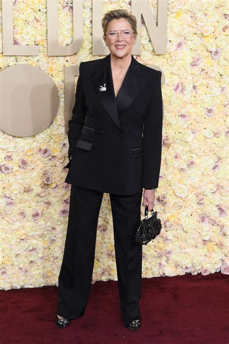 Annette Bening at Golden Globe Awards 2024 • CelebMafia