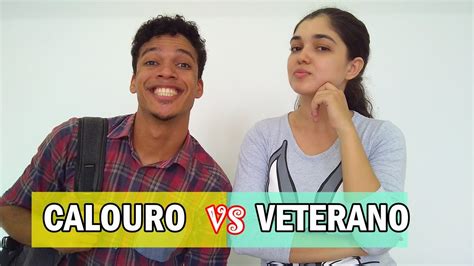 Calouro E Veterano - VIDA DE UNIVERSITÁRIO - CALOURO VS VETERANO - YouTube