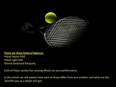 Tennis Racquet Balance Explained