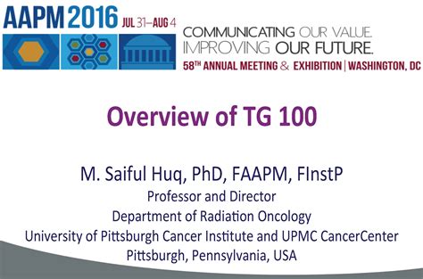 AAPM VL-Learning the New Approaches of TG-100 and Beyond (Session 3 of ...